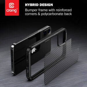 Coque Hybrid Carbon noire pour iPhone SE / 8 / 7 - case-minute