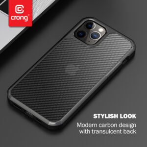 Coque Hybrid Carbon noire pour iPhone SE / 8 / 7 - case-minute