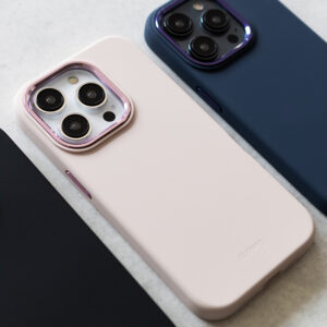 Coque MagSafe Crong LUX pour iPhone 15 Pro bleu marine - case-minute