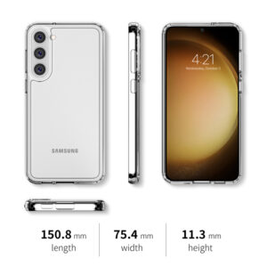 Coque de protection transparente Crong pour Samsung Galaxy S23 - case-minute