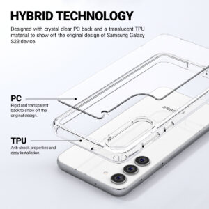 Coque de protection transparente Crong pour Samsung Galaxy S23 - case-minute
