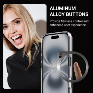 Coque Crong transparente et MagSafe pour iPhone 16 MagSafe - case-minute