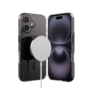 Coque Crong fumé et MagSafe pour iPhone 16 - case-minute