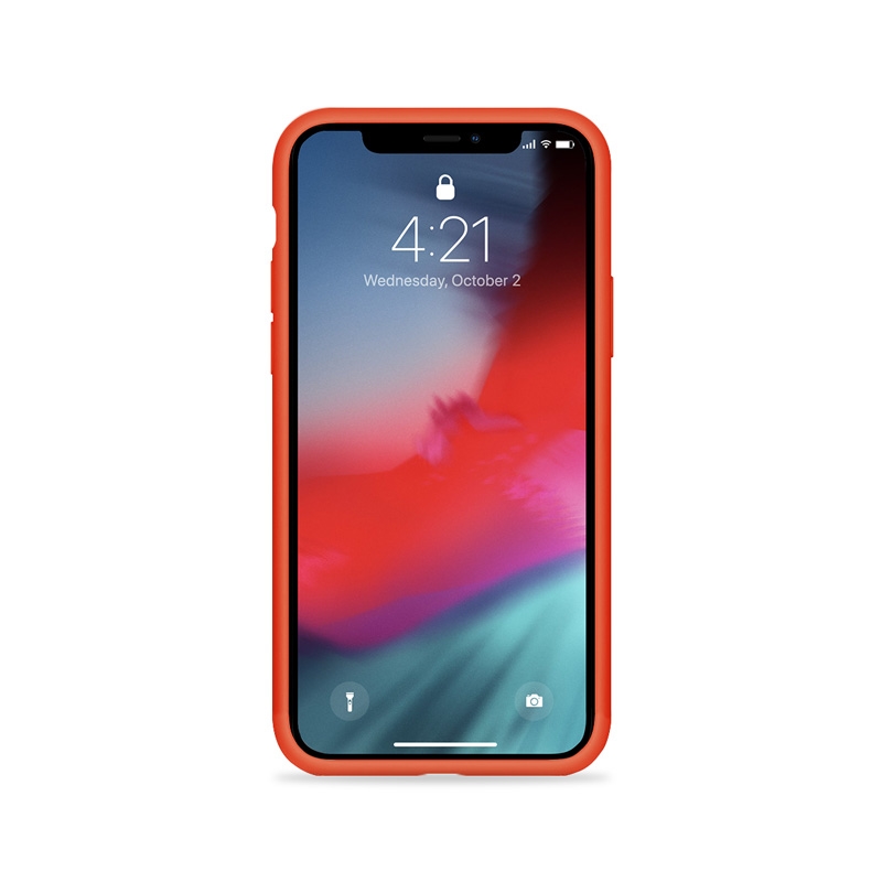 Coque flexible Crong pour iPhone 11 Pro rouge orange - case-minute