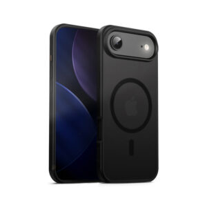 Coque Crong Hybrid Frost MagSafe iPhone Air noire - case-minute