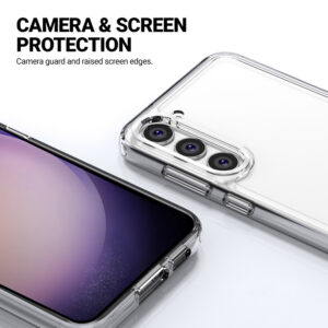 Coque transparente Crong pour Samsung Galaxy S23+ - case-minute