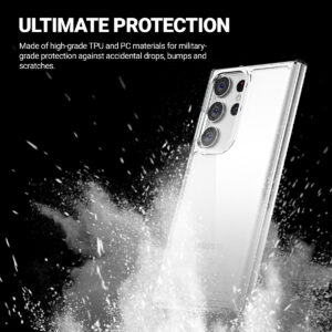 Coque de protection transparente Crong pour Samsung Galaxy S23 Ultra - case-minute