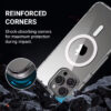 Coque MagSafe Crong fine et transparente pour iPhone 16 Pro - case-minute
