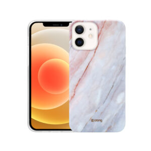 Coque Crong design marbre rose pour iPhone 12 mini - case-minute