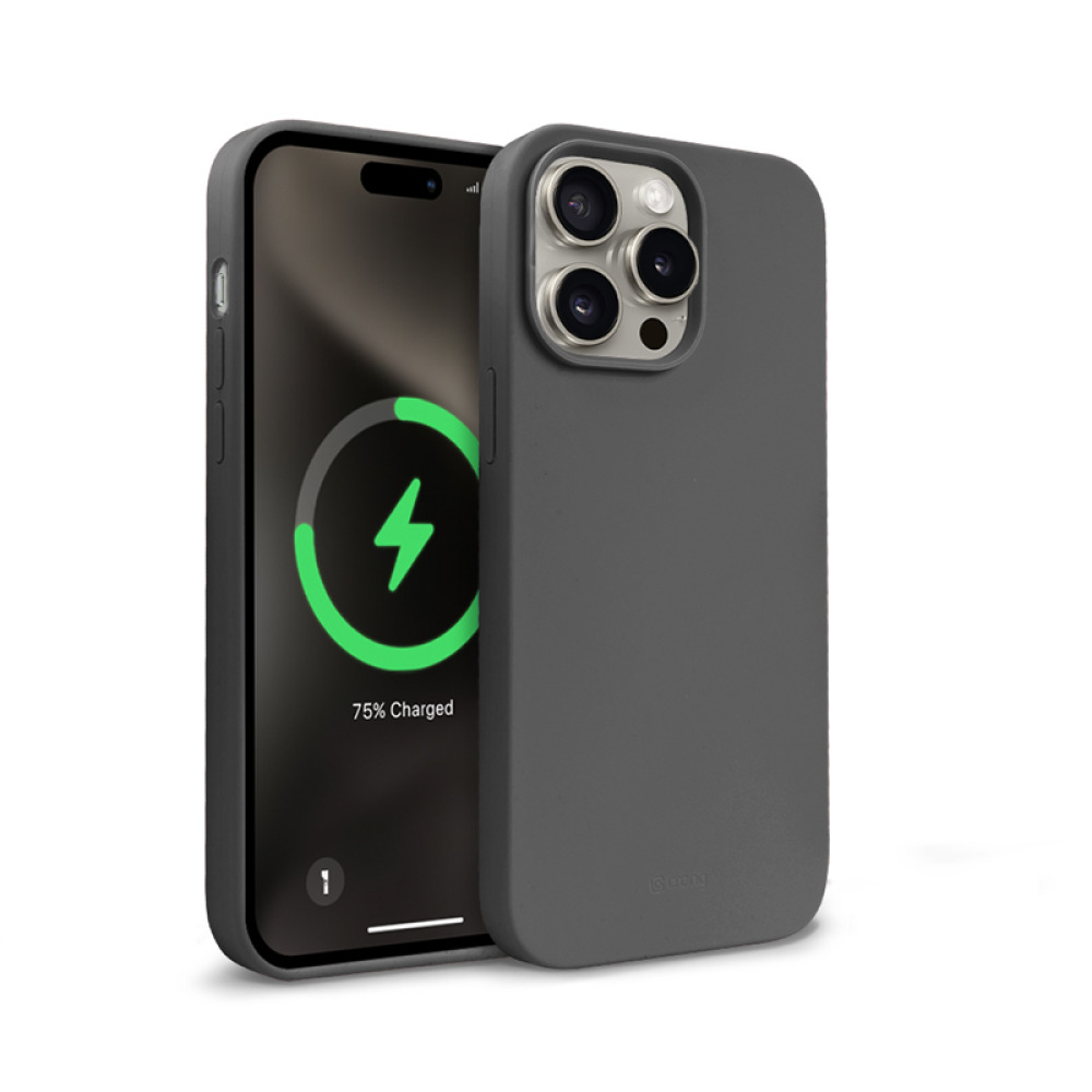 Coque MagSafe Crong pour iPhone 15 Pro Max titane - case-minute