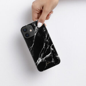 Coque Crong design marbre noir pour iPhone 12 mini - case-minute
