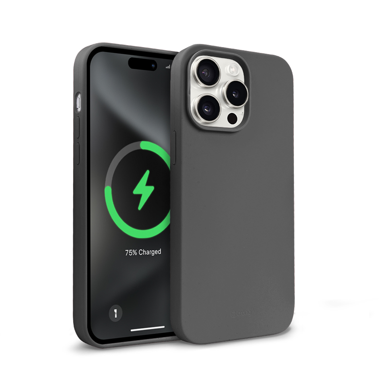 Coque MagSafe Crong pour iPhone 15 Pro Max titane - case-minute