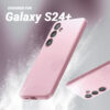 Coque rose Crong pour Samsung Galaxy S24+ - case-minute