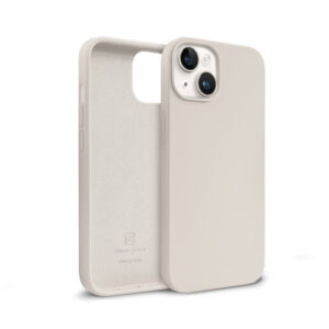 Coque en silicone liquide Crong pour iPhone 14 / 13 pierre - case-minute