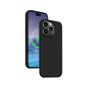 Coque MagSafe Crong LUX pour iPhone 15 Pro noir - case-minute