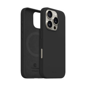 Coque MagSafe Crong pour iPhone 16 Pro noir - case-minute