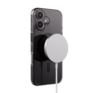 Coque Crong fumé et MagSafe pour iPhone 16 - case-minute