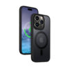 Coque Crong Hybrid Frost noir MagSafe pour iPhone 15 Pro Max - case-minute