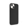 Coque en silicone liquide Crong pour iPhone 14 Plus noir - case-minute