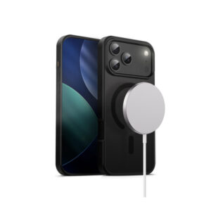 Coque Hybrid Frost MagSafe noire pour 17 Pro Max - case-minute