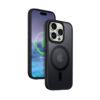 Coque Crong Hybrid Frost noir MagSafe pour iPhone 15 Pro Max - case-minute