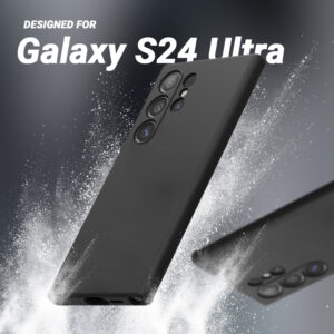 Coque Crong pour Samsung Galaxy  S24 Ultra noire - case-minute