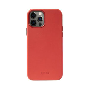 Coque en cuir rouge ESSENTIAL MagSafe pour iPhone 12 / iPhone 12 Pro - case-minute