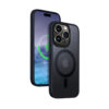 Coque Crong Hybrid Frost bleu MagSafe pour iPhone 15 Pro Max - case-minute
