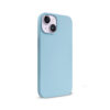Coque en silicone liquide Crong pour iPhone 14 Plus bleu ciel - case-minute