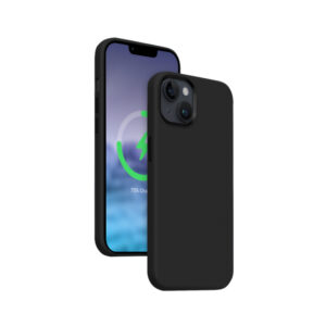 Coque MagSafe Crong LUX pour iPhone 15 Plus noir - case-minute