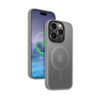 Coque Hybrid Frost MagSafe grise pour iPhone 15 Pro Max - case-minute