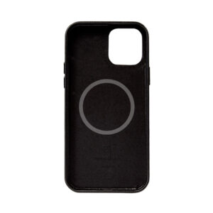 Coque en cuir noir ESSENTIAL MagSafe pour iPhone 12 Pro Max - case-minute