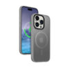 Coque Hybrid Frost MagSafe grise pour iPhone 15 Pro Max - case-minute
