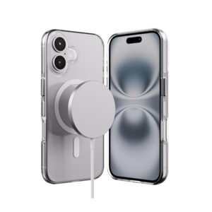 Coque Crong transparente et MagSafe pour iPhone 16 MagSafe - case-minute