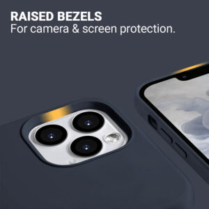 Coque MagSafe Crong pour iPhone 13 Pro Max bleu marine - case-minute