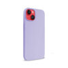 Coque en silicone liquide Crong pour iPhone 14 Plus violet - case-minute