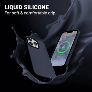 Coque MagSafe Crong pour iPhone 13 Pro Max bleu marine - case-minute
