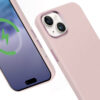 Coque MagSafe Crong LUX pour iPhone 15 Plus rose - case-minute