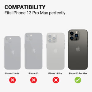 Coque MagSafe Crong pour iPhone 13 Pro Max bleu marine - case-minute