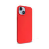 Coque en silicone liquide Crong pour iPhone 14 Plus rouge - case-minute