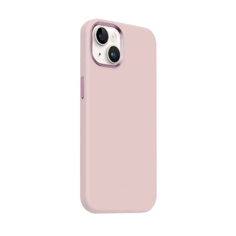 Coque MagSafe Crong LUX pour iPhone 15 Plus rose - case-minute