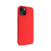 Coque en silicone liquide Crong pour iPhone 14 Plus rouge - case-minute
