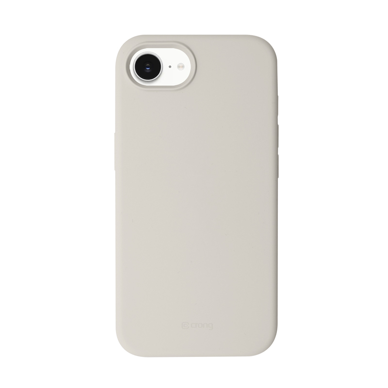 Coque MagSafe Crong pour iPhone 16e beige pierre - case-minute