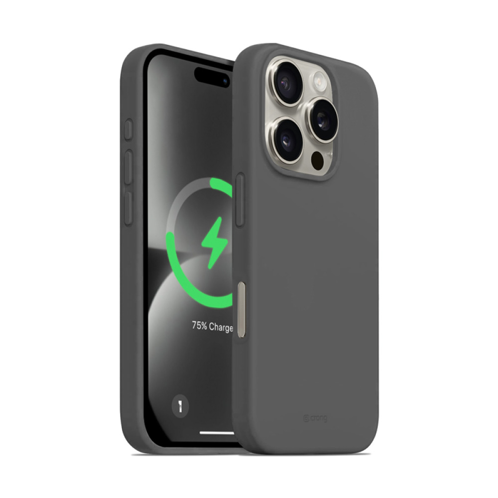 Coque MagSafe Crong pour iPhone 16 Pro titane - case-minute