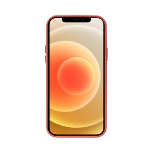 Coque en cuir rouge ESSENTIAL pour iPhone 12 / iPhone 12 Pro - case-minute
