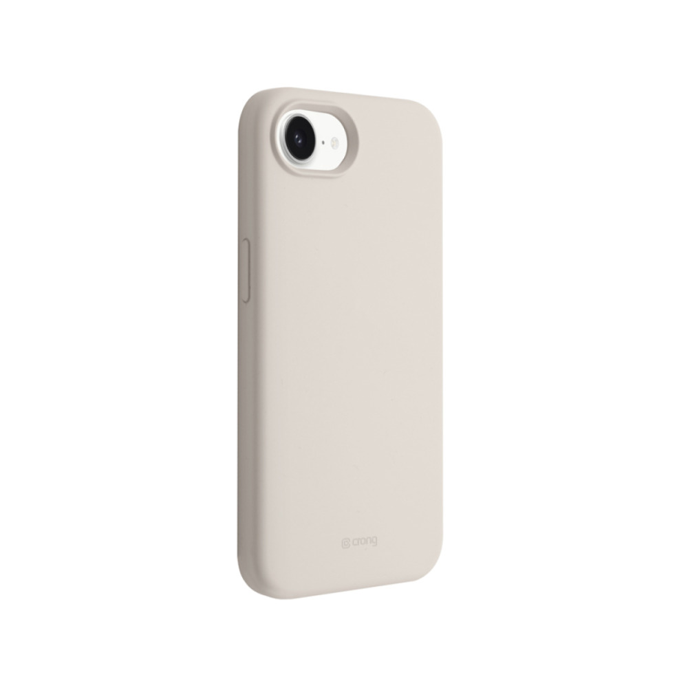 Coque MagSafe Crong pour iPhone 16e beige pierre - case-minute