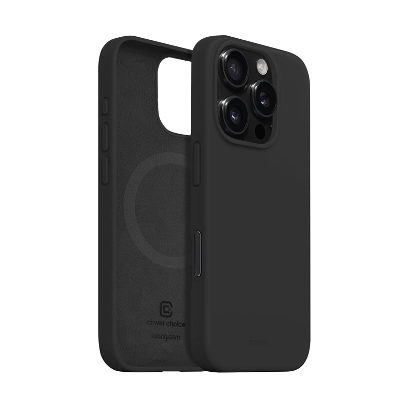 Coque MagSafe Crong pour iPhone 16 Pro Max noir - case-minute
