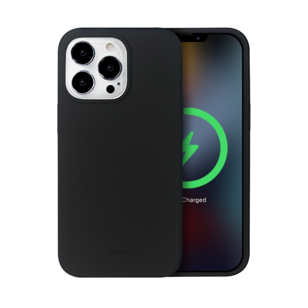 Coque MagSafe Crong pour iPhone 13 Pro Max noir - case-minute