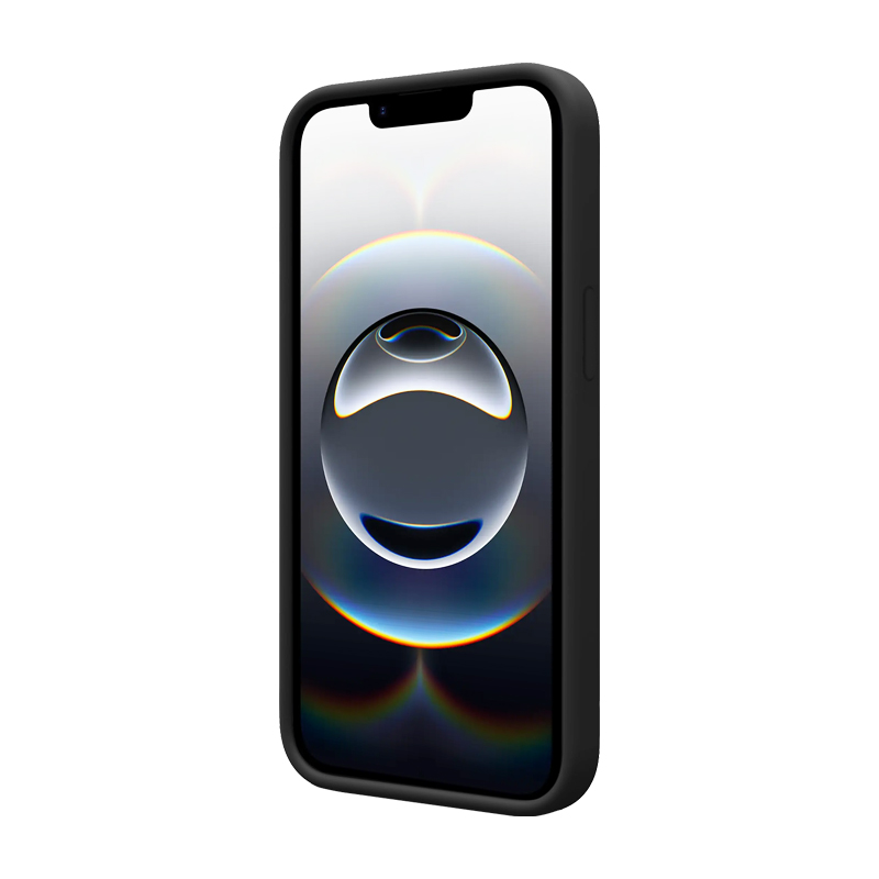 Coque noire MagSafe Crong pour iPhone 16e - case-minute