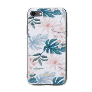 Coque Crong LEAF PATTERN pour iPhone SE 2020 / 8 / 7 - case-minute